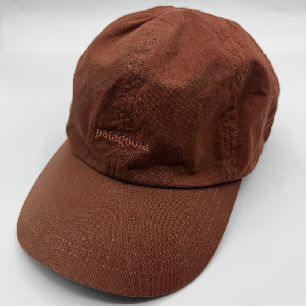 Patagonia Baseball Cap Large Brown Organic Cotton Adjustable Strapback Hat